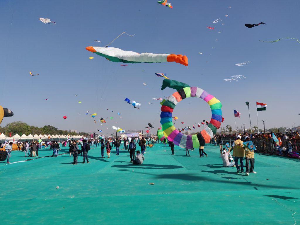 Kite flying in India