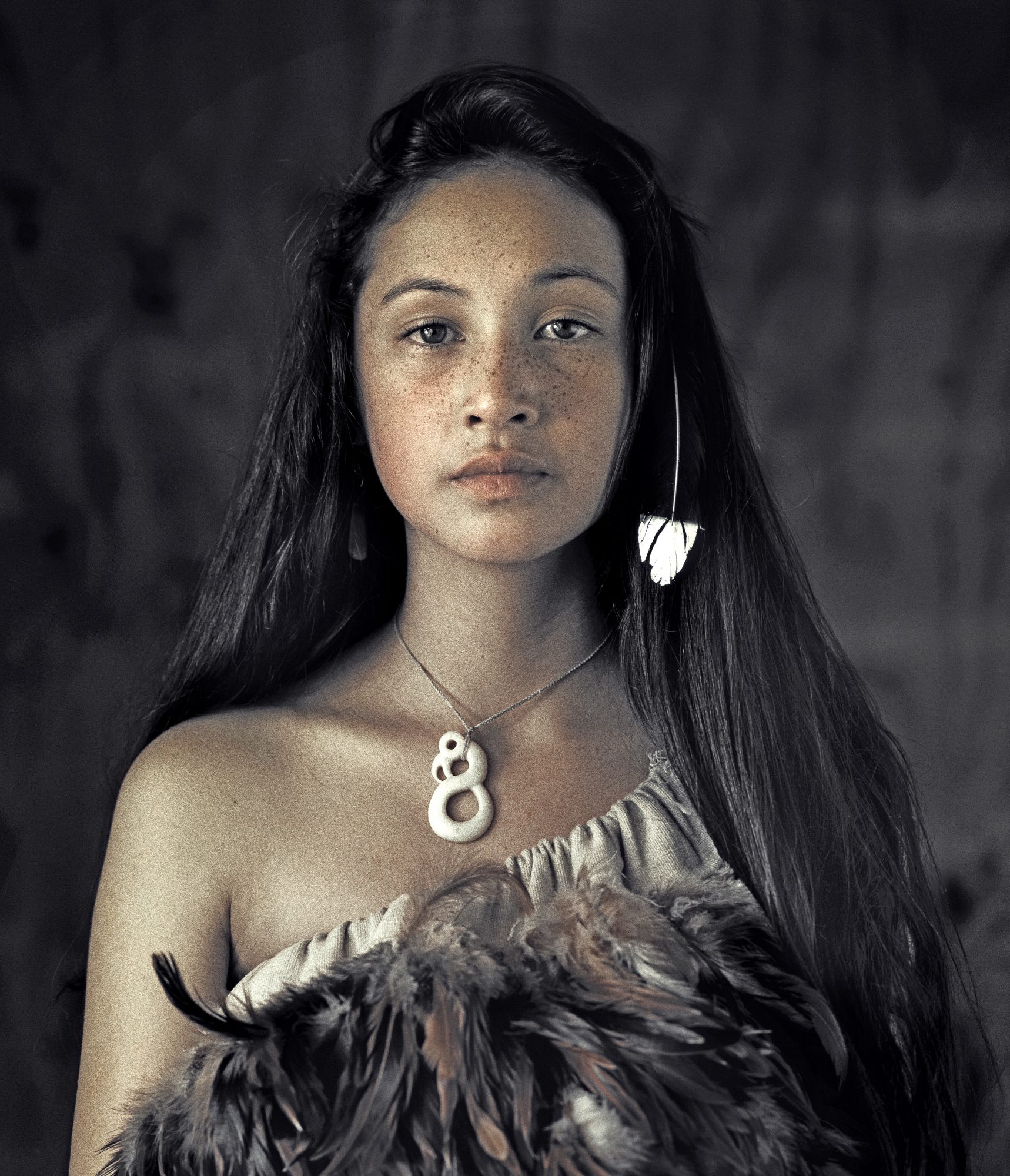 A Maori girl in Taupo Village in New Zealand (2011) a Polynesian tribe