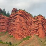Jeti-ögüz,Rocks,In,Kyrgyzstan.,Jety-oguz,Gorge,Canyon,,Cliffs,Of,Seven
